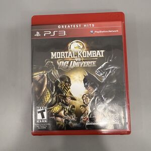 Mortal Kombat vs. DC Universe  PS3 CIB W/ Manual - PlayStation 3